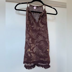 Joe Fresh tropical flowy top (xs but fits like small)